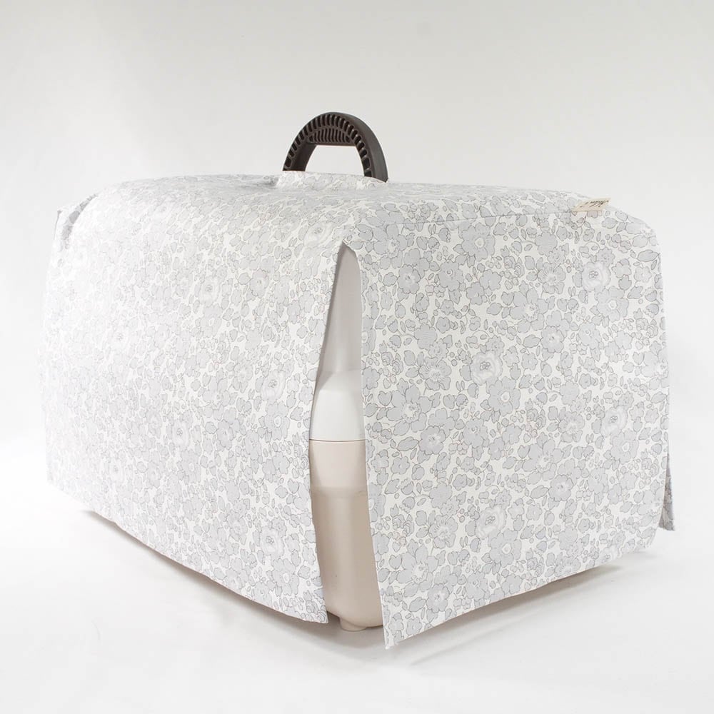 目隠しイージーカバー ショルダーベルト対応 リバティプリント Betsy グレー＜マルチ幅＞ Sサイズ