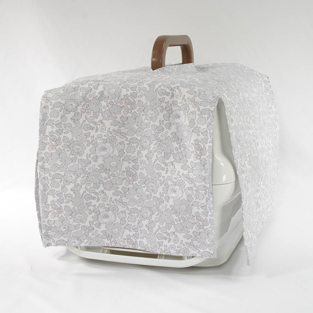 目隠しイージーカバー ショルダーベルト対応 リバティプリント Betsy グレー＜マルチ幅＞ Sサイズ