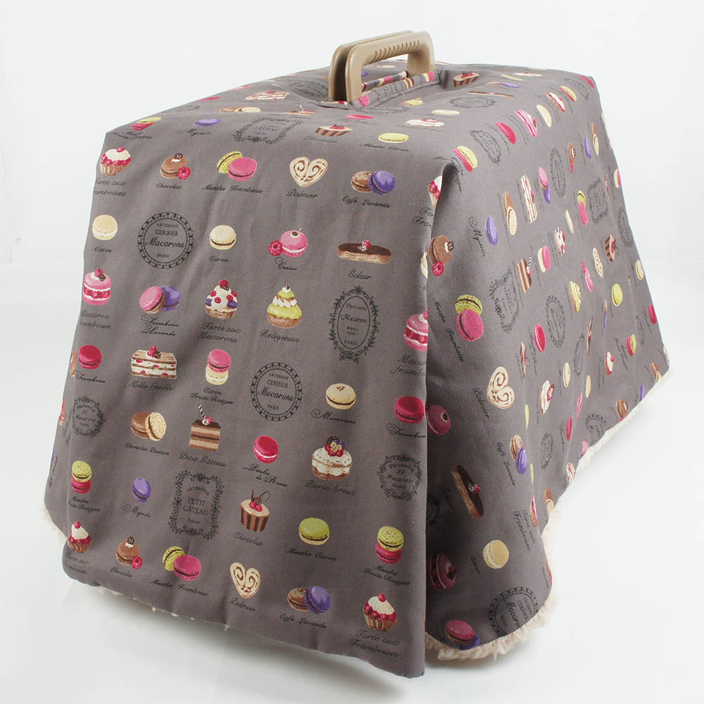 あったか３WAY キャリーカバーブランケット マカロンチョコ ＜マルチ幅＞ Mサイズ（トグルボタン無し）