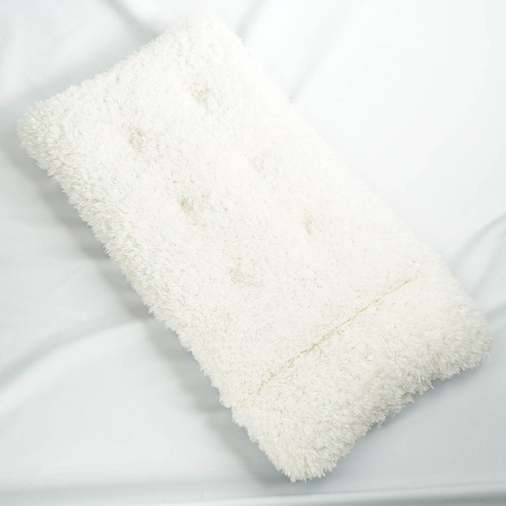 あごのせ縁無しクッション/クレートクッション マカロンブルーファー Sサイズ