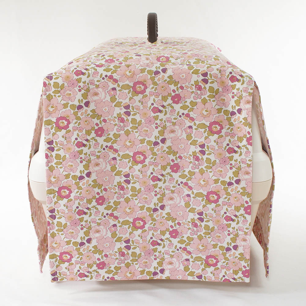 目隠しイージーカバー ショルダーベルト対応 リバティプリント Betsy ピンク<マルチ幅> Mサイズ