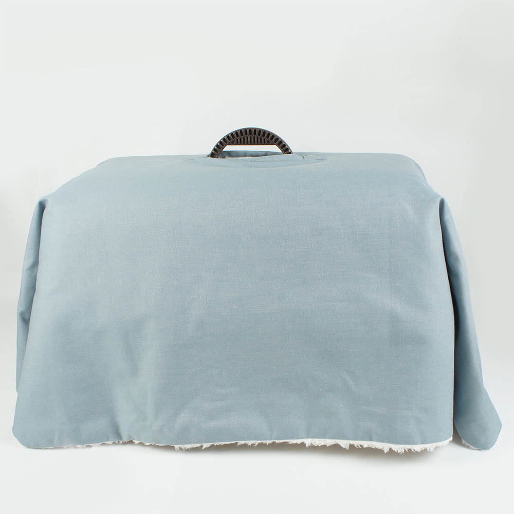 あったか３WAY キャリーカバーブランケット 10オンスデニムサックス ＜マルチ幅＞ Mサイズ（トグルボタン無し）