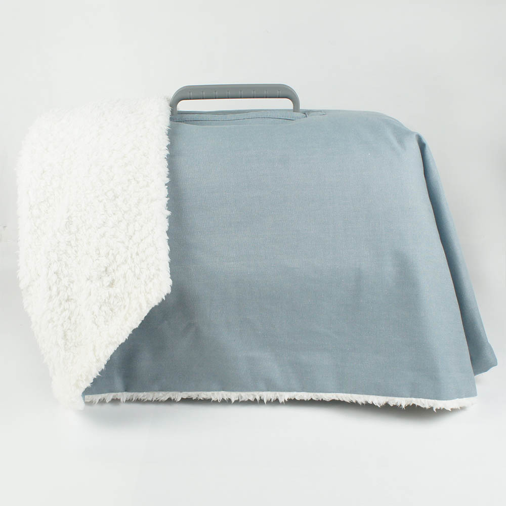 あったか３WAY キャリーカバーブランケット 10オンスデニムサックス ＜マルチ幅＞ Mサイズ（トグルボタン無し）