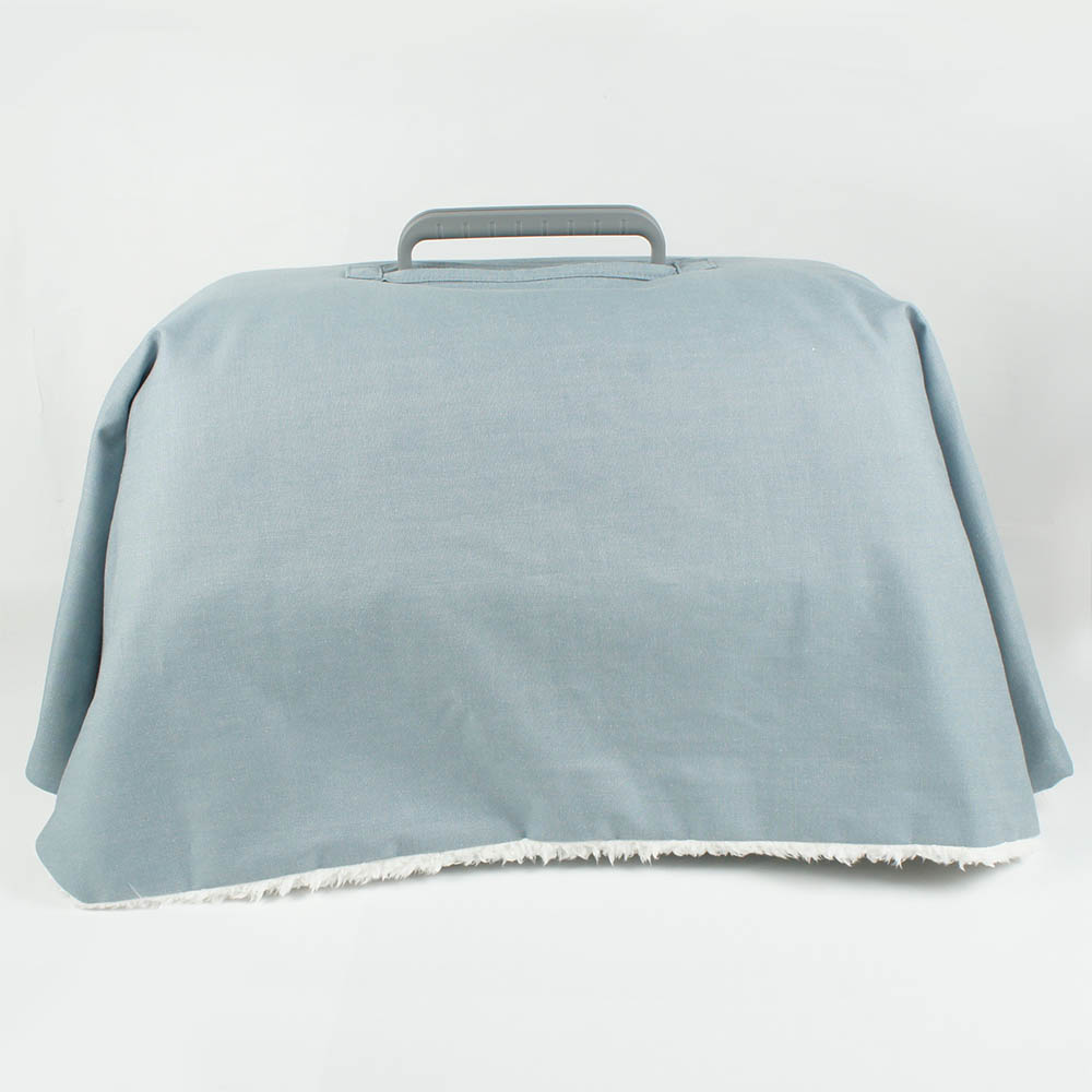 あったか３WAY キャリーカバーブランケット 10オンスデニムサックス ＜マルチ幅＞ Mサイズ（トグルボタン無し）