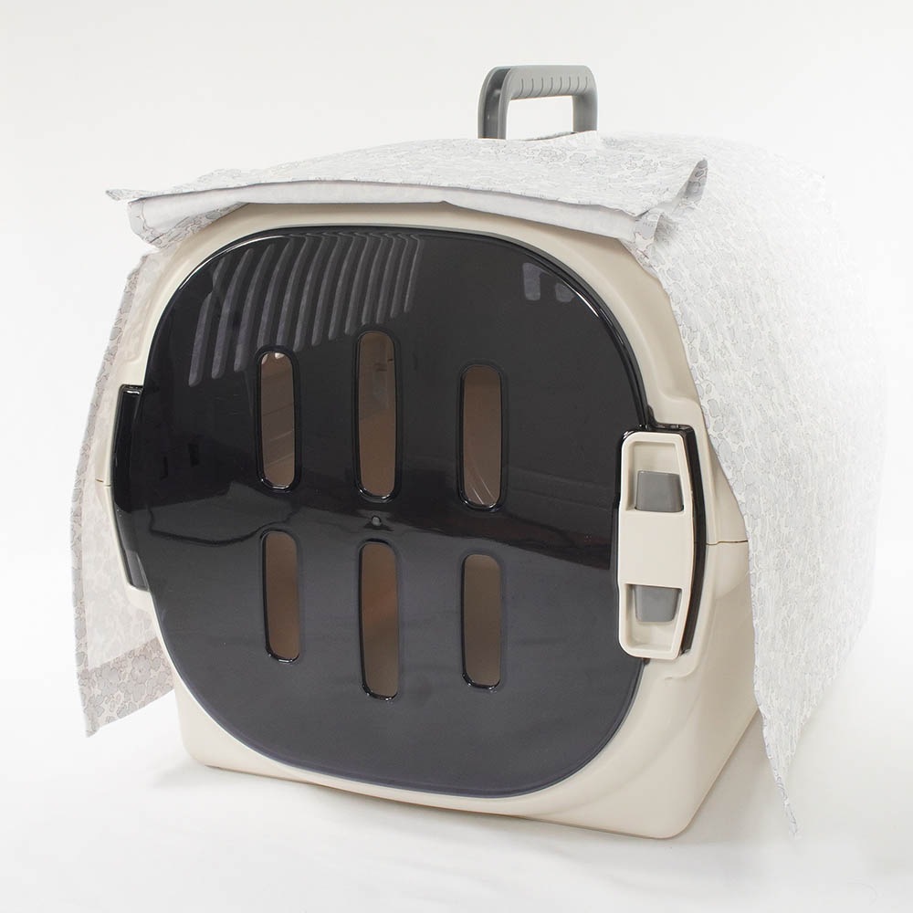 目隠しイージーカバー ショルダーベルト対応 リバティプリント Betsy グレー＜マルチ幅＞ Mサイズ