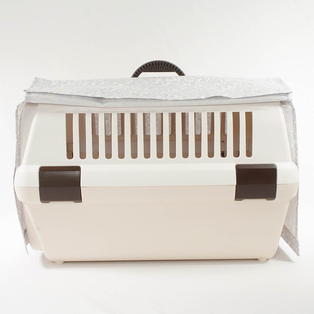 目隠しイージーカバー ショルダーベルト対応 リバティプリント Betsy グレー＜マルチ幅＞ Mサイズ