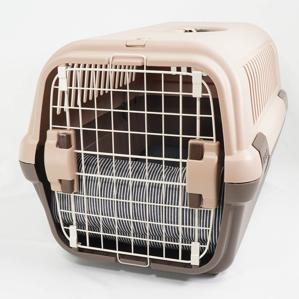 あごのせ縁無しクッション/クレートクッション 10オンスヒッコリーデニムネイビー Mサイズ