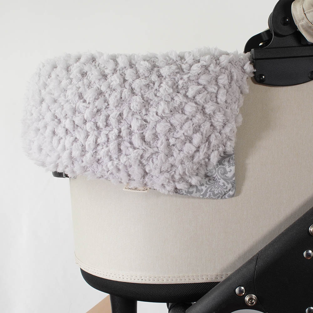 ペットカート・バギー用 ぷくぷく あごのせクッション ダマスクグレーファー