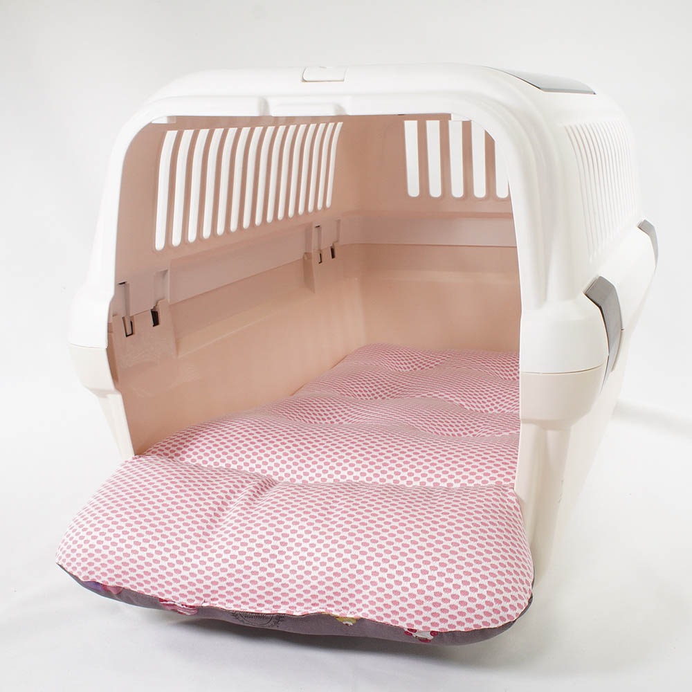 【500円OFF】DOME3レギュラー/ラージ両対応クッションセット 夏用ぷくぷく あごのせクッション＋夏用あごのせ縁無しクッション Mサイズ 東洋紡iCOLD 接触接触冷感 マカロンチョコ