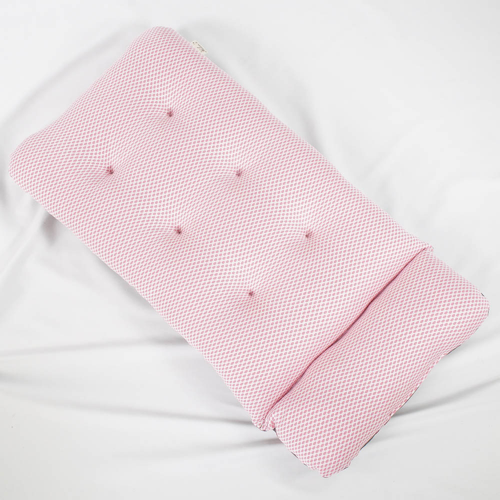 【500円OFF】DOME3レギュラー/ラージ両対応クッションセット 夏用ぷくぷく あごのせクッション＋夏用あごのせ縁無しクッション Mサイズ 東洋紡iCOLD 接触接触冷感 マカロンチョコ