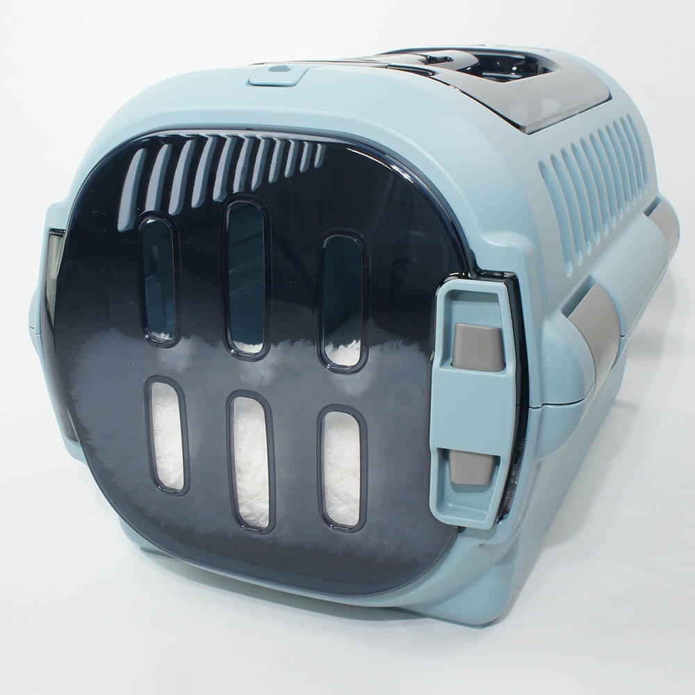 あごのせ縁無しクッション/クレートクッション 10オンスデニムサックスファー Sサイズ