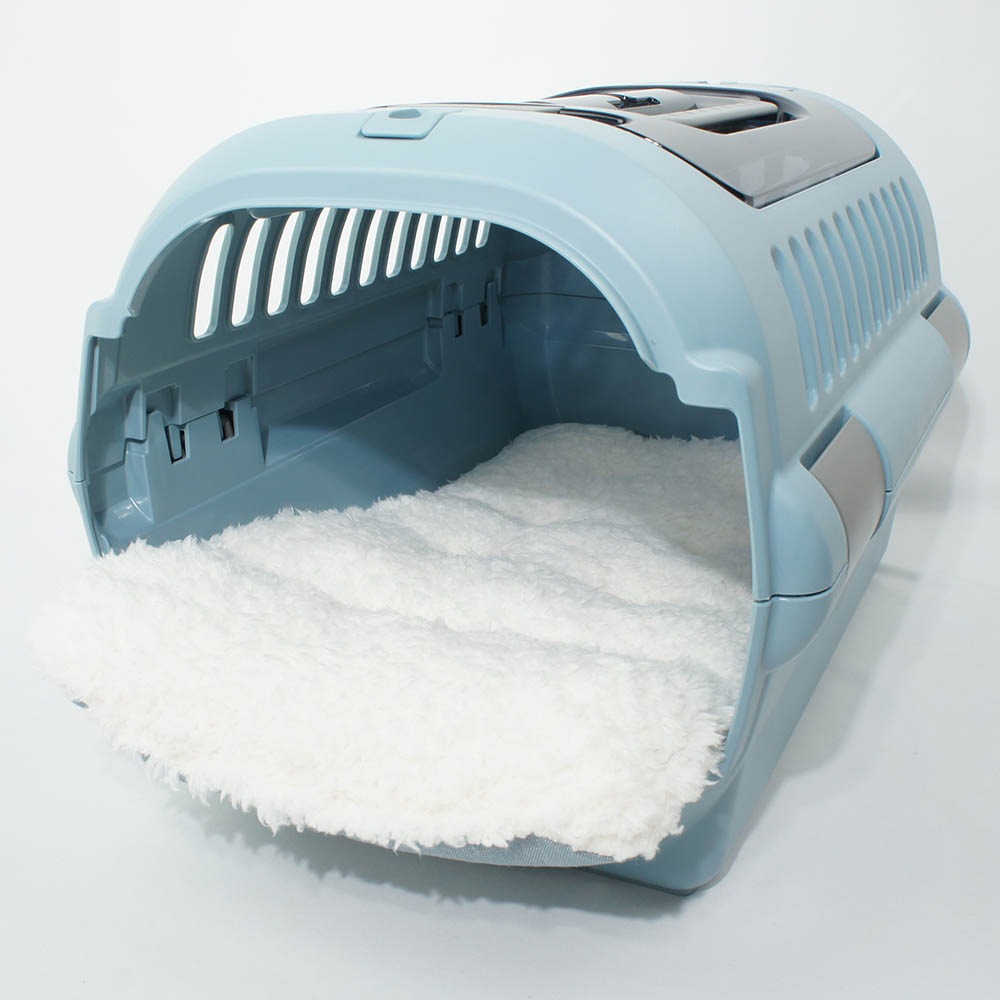 あごのせ縁無しクッション/クレートクッション 10オンスデニムサックスファー Sサイズ