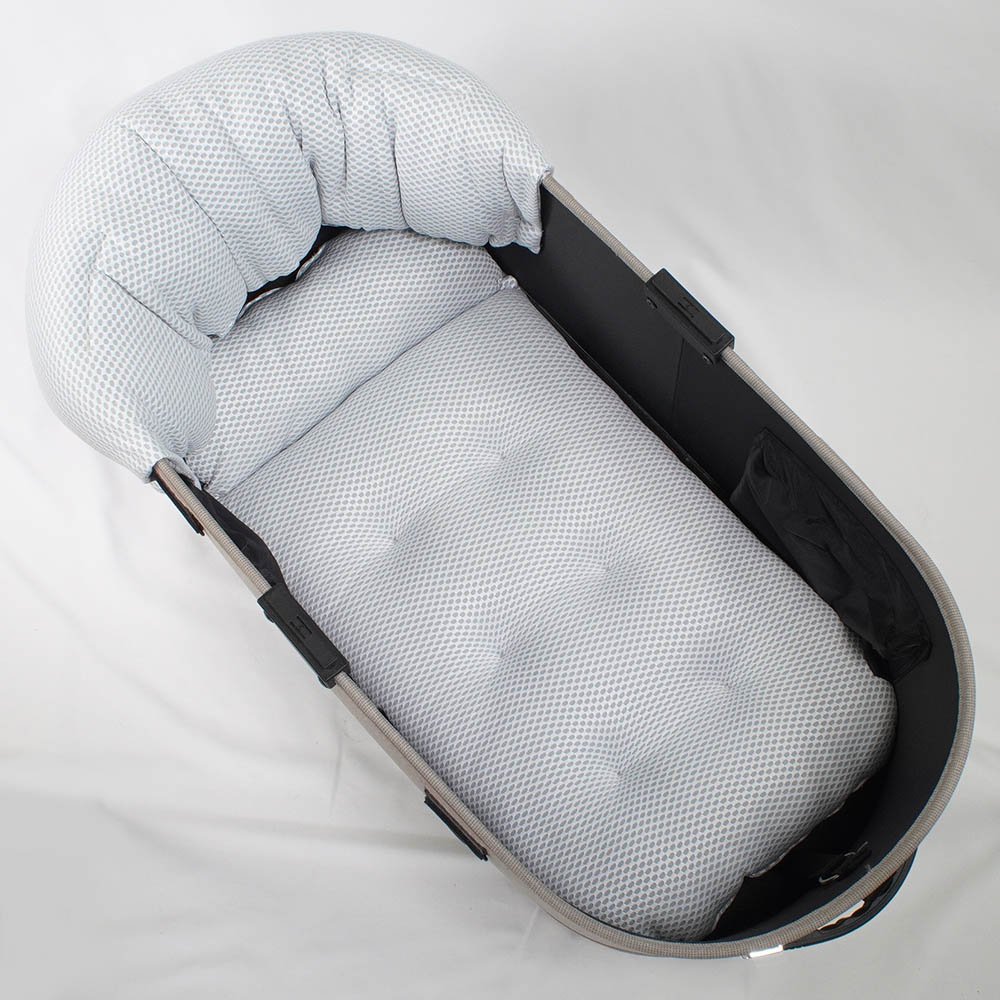 【500円OFF】DOME3レギュラー/ラージ両対応クッションセット 夏用ぷくぷく あごのせクッション＋夏用あごのせ縁無しクッション Mサイズ 東洋紡iCOLD 接触接触冷感 ダマスク グレー