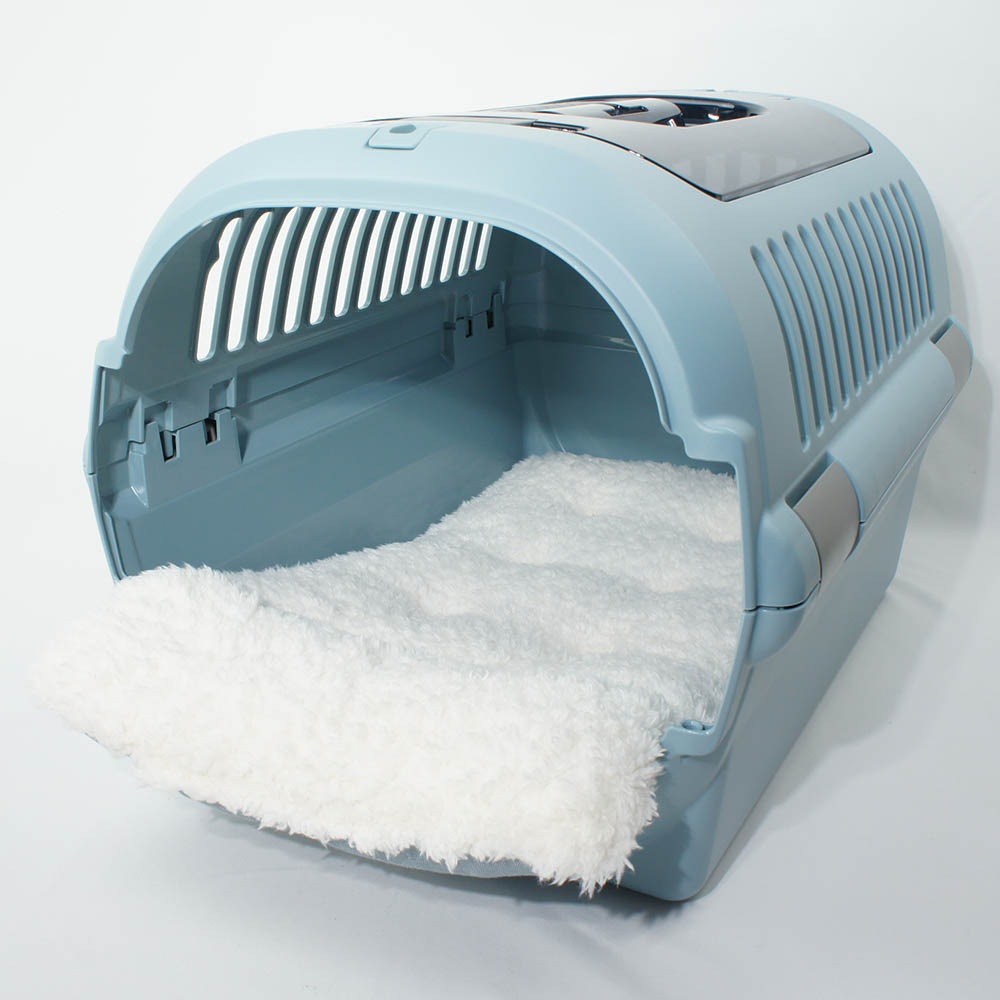 あごのせ縁無しクッション/クレートクッション 10オンスデニムサックスファー Mサイズ