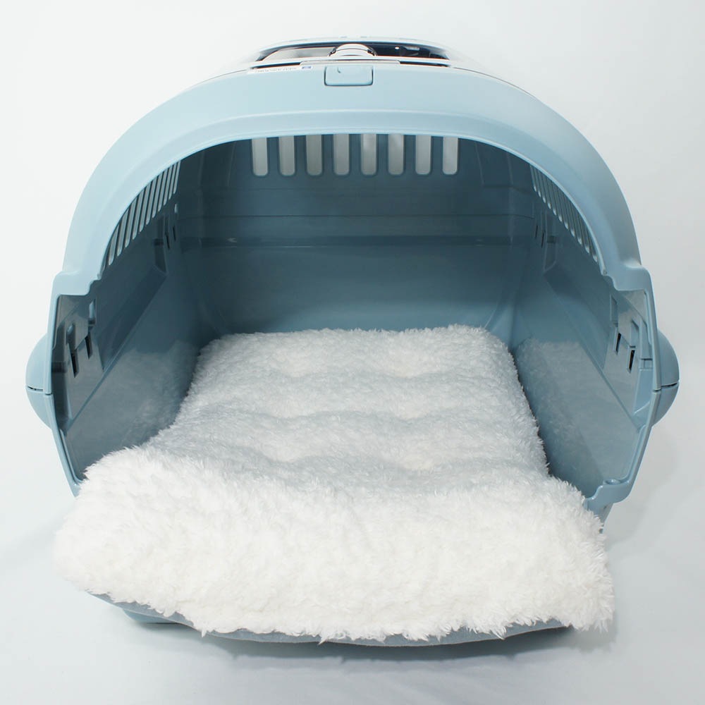 あごのせ縁無しクッション/クレートクッション 10オンスデニムサックスファー Mサイズ