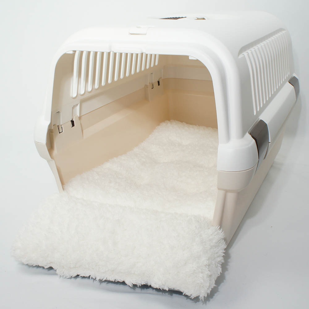 あごのせ縁無しクッション/クレートクッション 10オンスデニムサックスファー Mサイズ