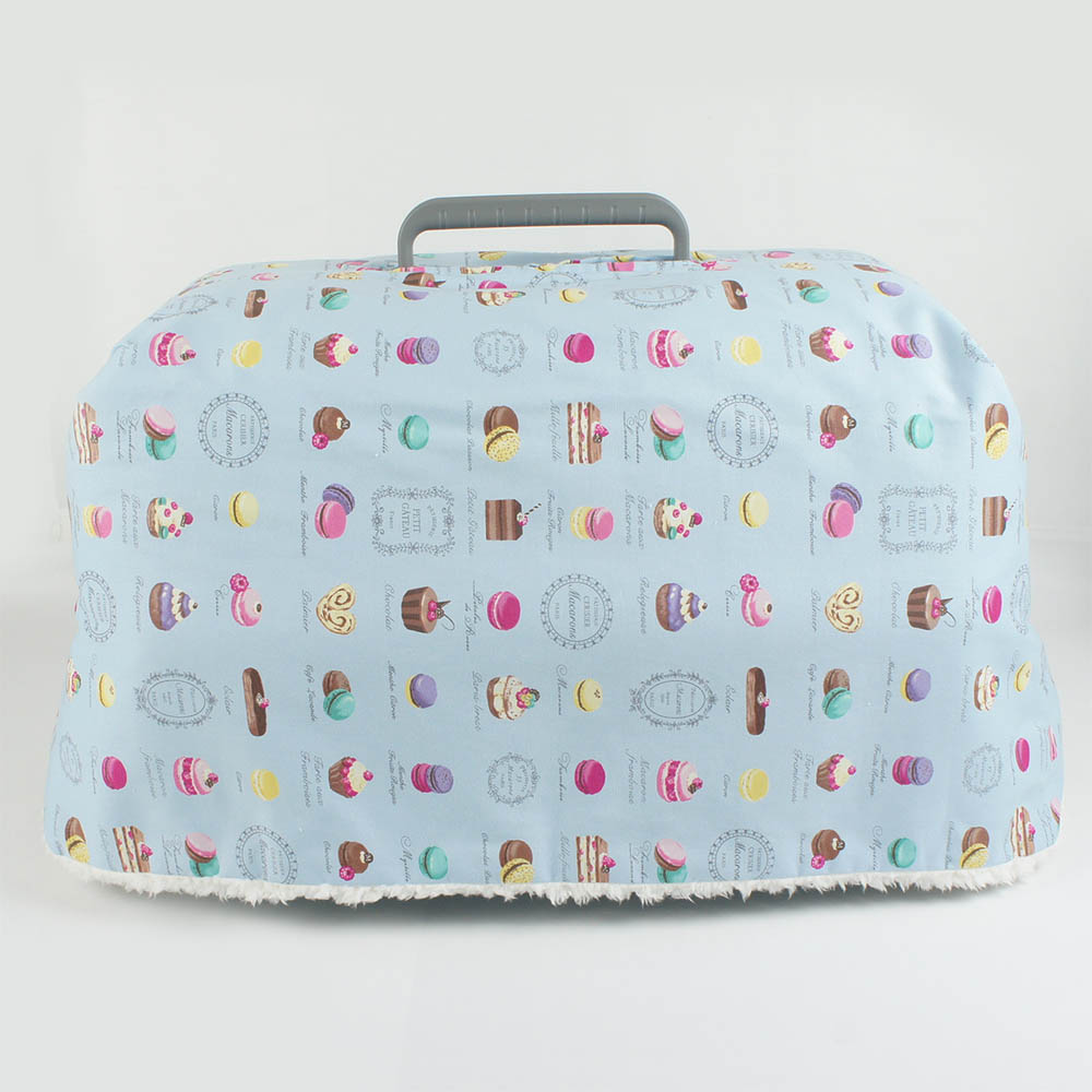 あったか３WAY キャリーカバーブランケット マカロンブルー ＜マルチ幅＞ Mサイズ（トグルボタン付き）