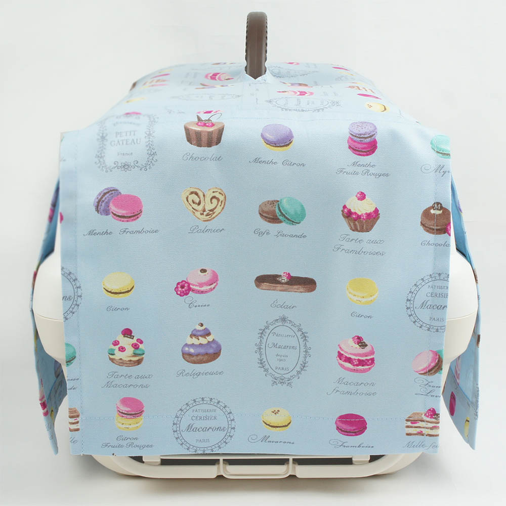 目隠しイージーカバ ショルダーベルト対応 マカロンブルー＜マルチ幅＞ Sサイズ