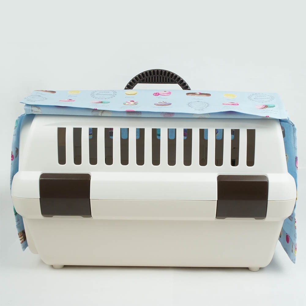 目隠しイージーカバ ショルダーベルト対応 マカロンブルー＜マルチ幅＞ Sサイズ