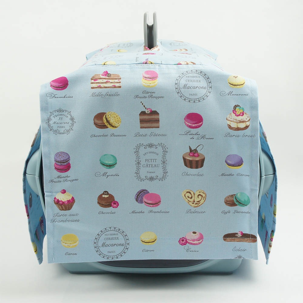 目隠しイージーカバ ショルダーベルト対応 マカロンブルー＜マルチ幅＞ Sサイズ