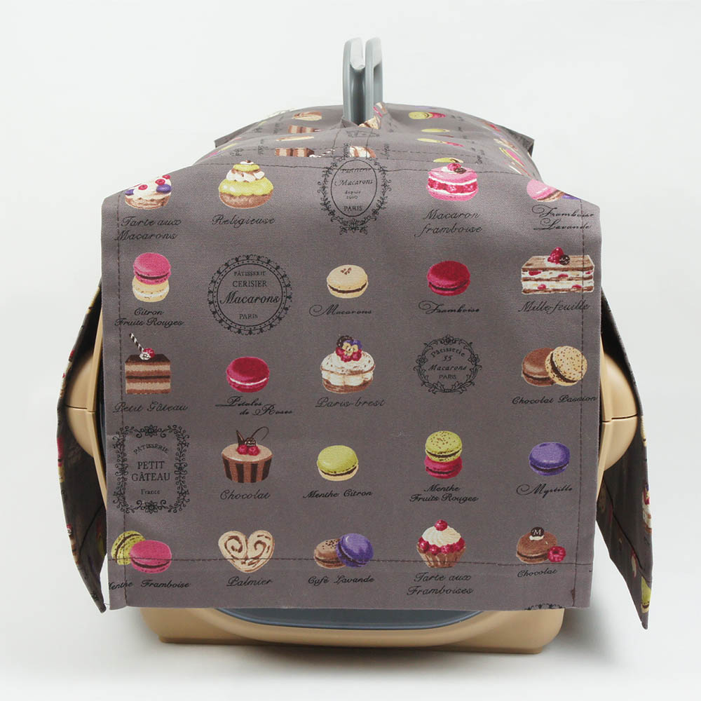 目隠しイージーカバー ショルダーベルト対応 マカロンチョコ＜マルチ幅＞ Sサイズ