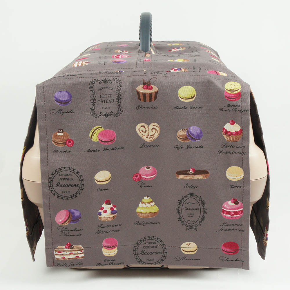 目隠しイージーカバー ショルダーベルト対応 マカロンチョコ＜マルチ幅＞ Sサイズ