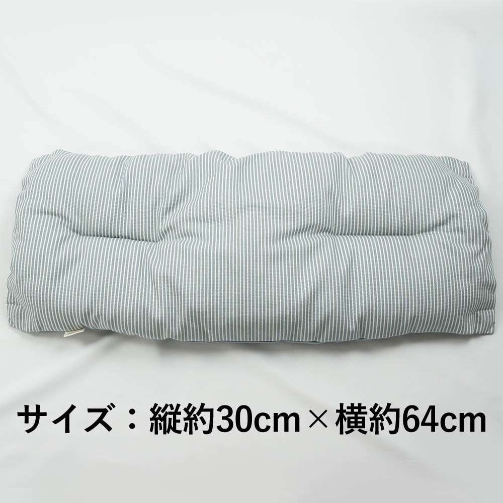 【500円OFF】DOME3レギュラー用クッションセット ぷくぷく あごのせクッション＋縁無しクッションベッド Mサイズ ヒッコリーデニムサックス