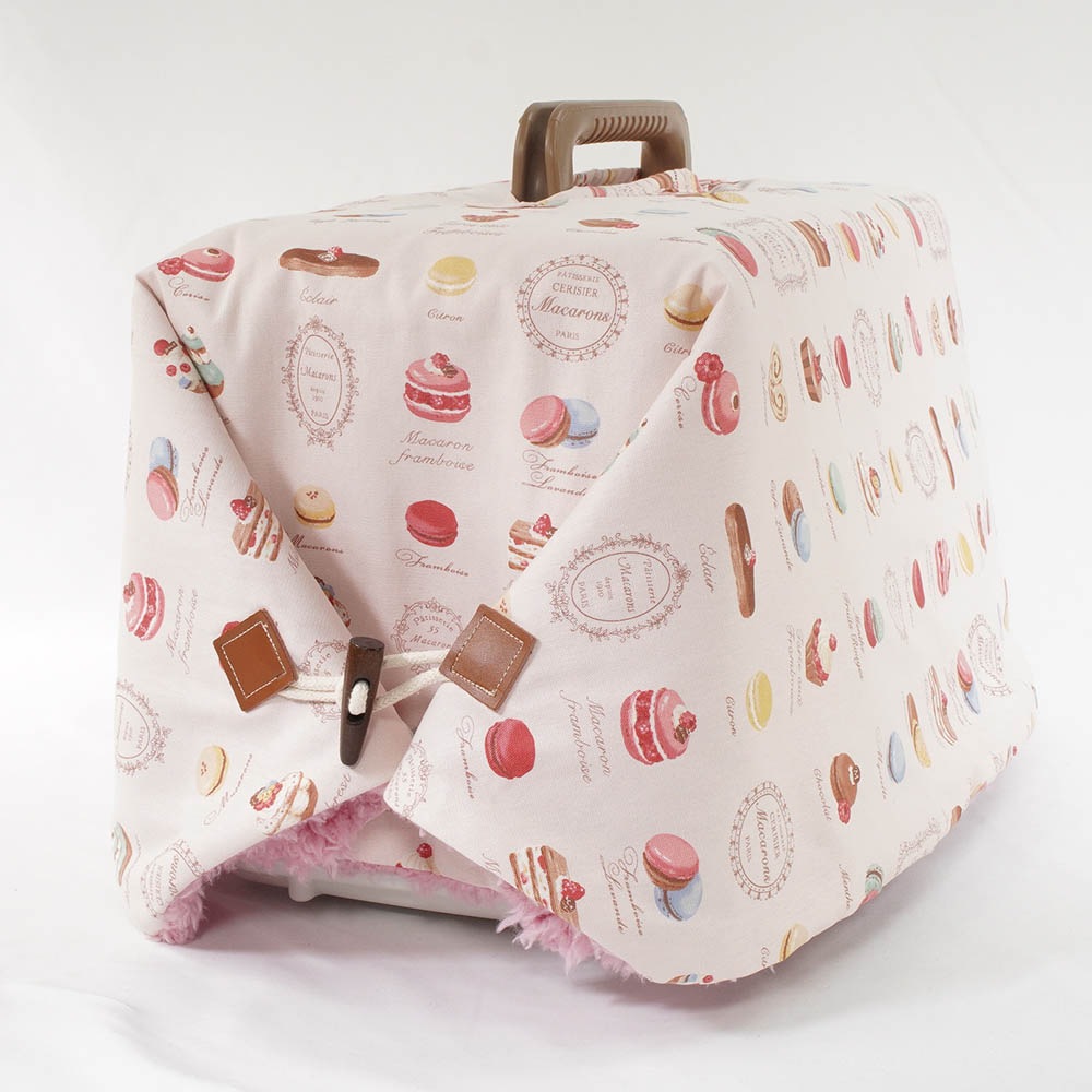 あったか３WAY キャリーカバーブランケット マカロンハニーピンク ＜マルチ幅＞ Sサイズ（トグルボタン付き）