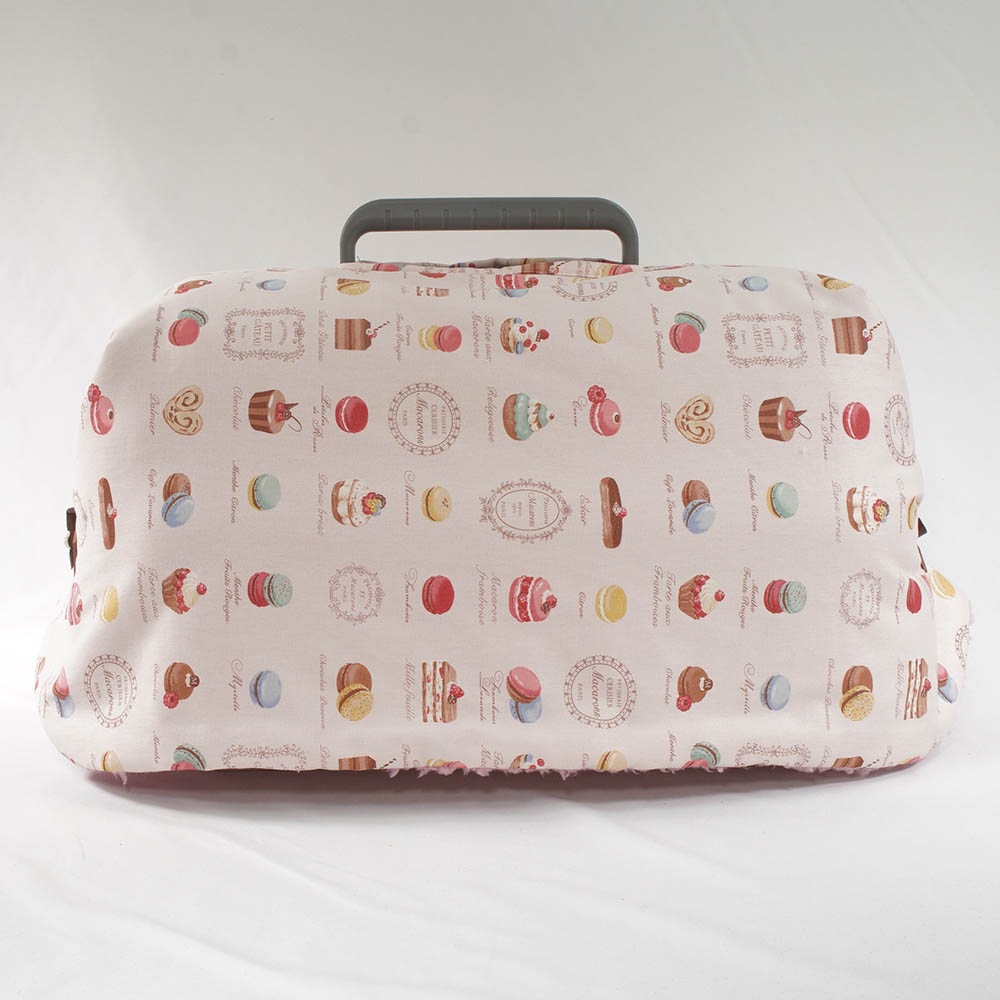 あったか３WAY キャリーカバーブランケット マカロンハニーピンク ＜マルチ幅＞ Sサイズ（トグルボタン付き）