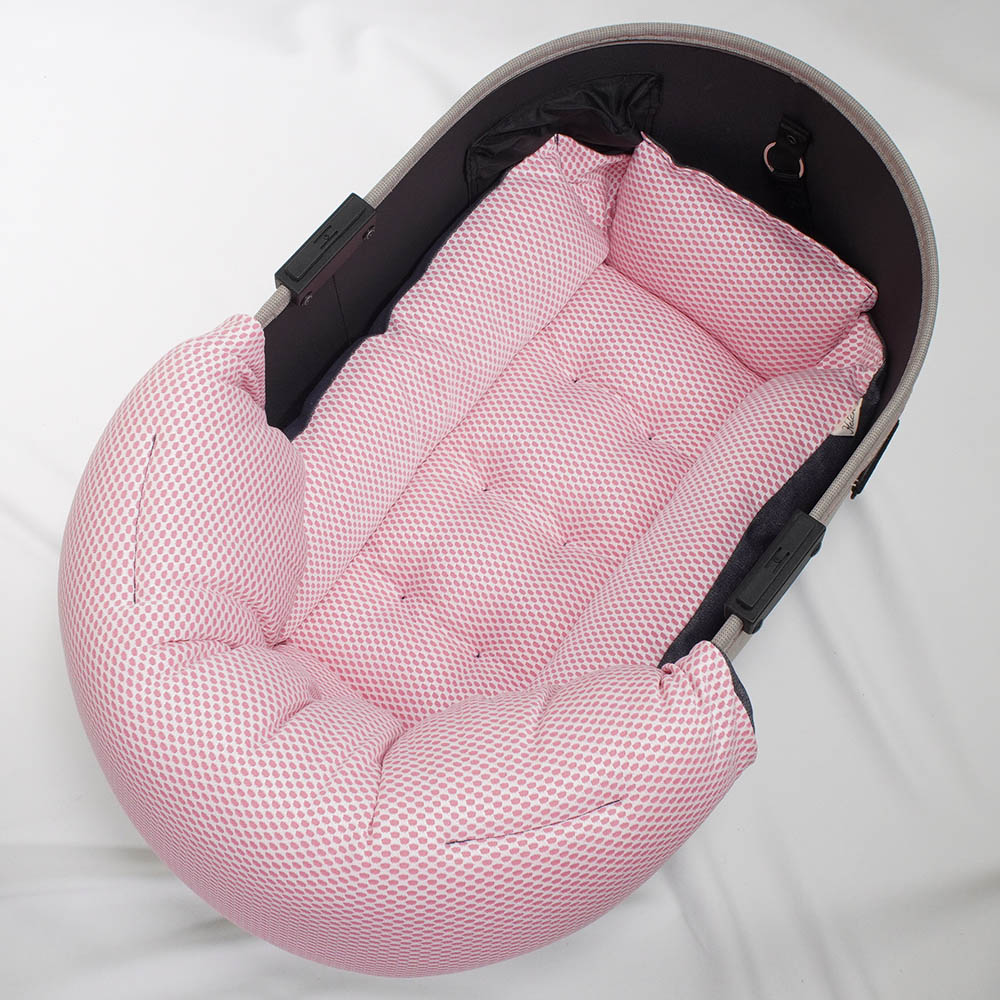 【500円OFF】DOME3レギュラー用クッションセット 夏用ぷくぷく あごのせクッション+夏用キャリークッションベッド Sサイズ 東洋紡iCOLD 接触冷感 10オンスデニムネイビー