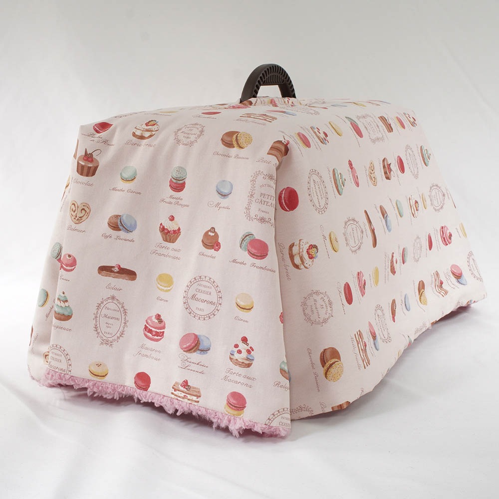 あったか3WAY キャリーカバーブランケット マカロンハニーピンク <マルチ幅> Sサイズ(トグルボタン無し)