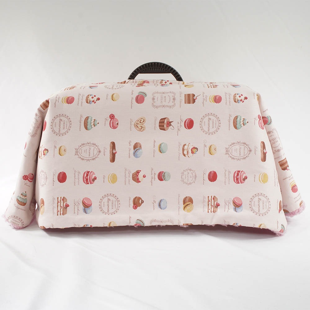 あったか3WAY キャリーカバーブランケット マカロンハニーピンク <マルチ幅> Sサイズ(トグルボタン無し)