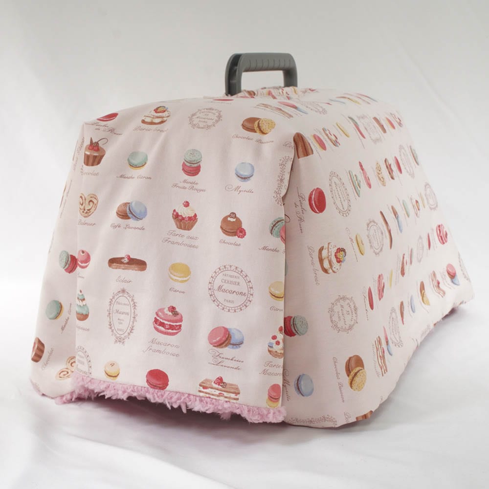 あったか3WAY キャリーカバーブランケット マカロンハニーピンク <マルチ幅> Sサイズ(トグルボタン無し)