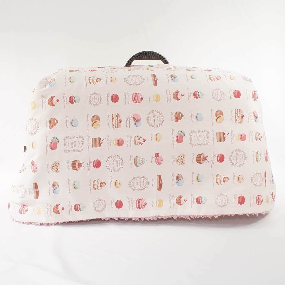 あったか３WAY キャリーカバーブランケット マカロンハニーピンク ＜マルチ幅＞ Mサイズ（トグルボタン付き）