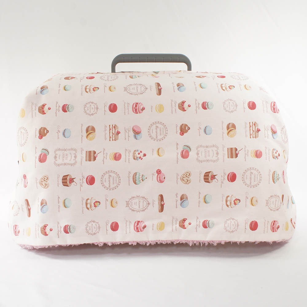 あったか３WAY キャリーカバーブランケット マカロンハニーピンク ＜マルチ幅＞ Mサイズ（トグルボタン付き）