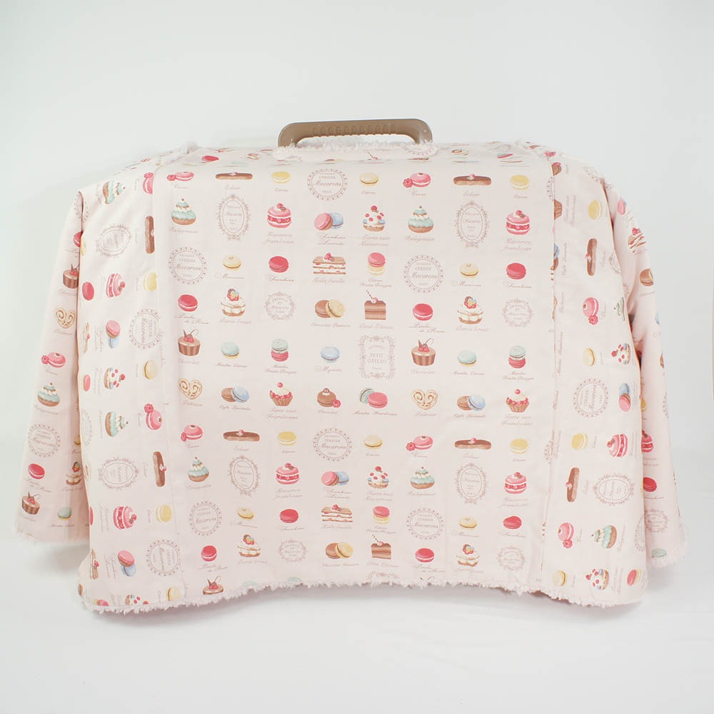 あったか3WAY キャリーカバーブランケット マカロンシャービーピンク <マルチ幅> Lサイズ(トグルボタン無し)