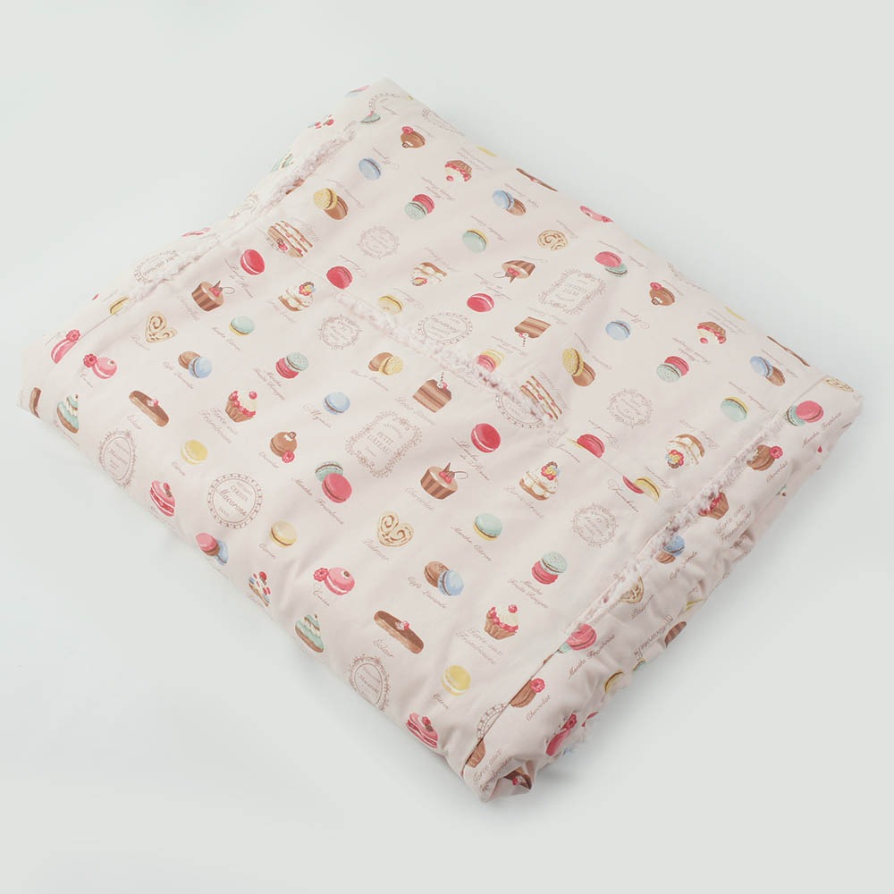 あったか3WAY キャリーカバーブランケット マカロンシャービーピンク <マルチ幅> Lサイズ(トグルボタン無し)