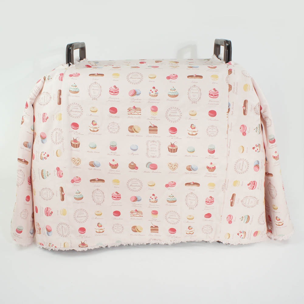 あったか3WAY キャリーカバーブランケット マカロンシャービーピンク <マルチ幅> Lサイズ(トグルボタン無し)