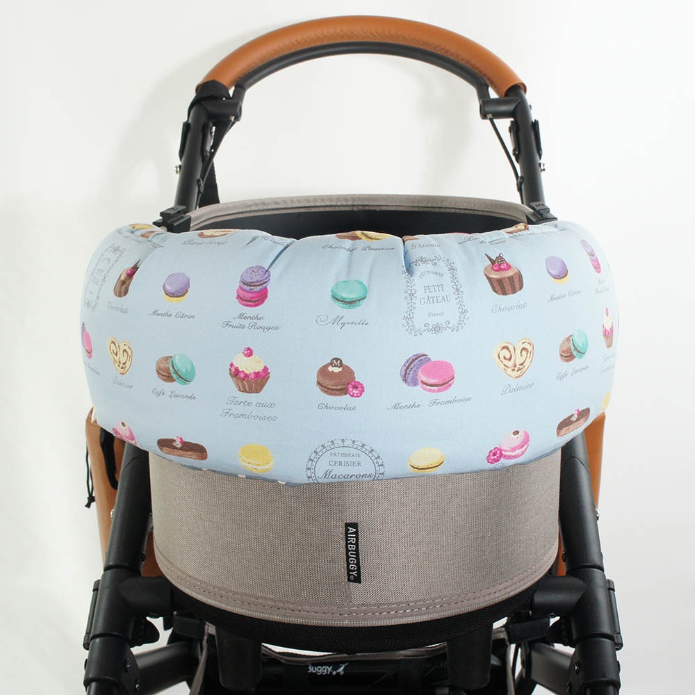 【500円OFF】DOME3レギュラー用クッションセット ぷくぷく あごのせクッション＋縁無しクッションベッド Mサイズ マカロンブルードット