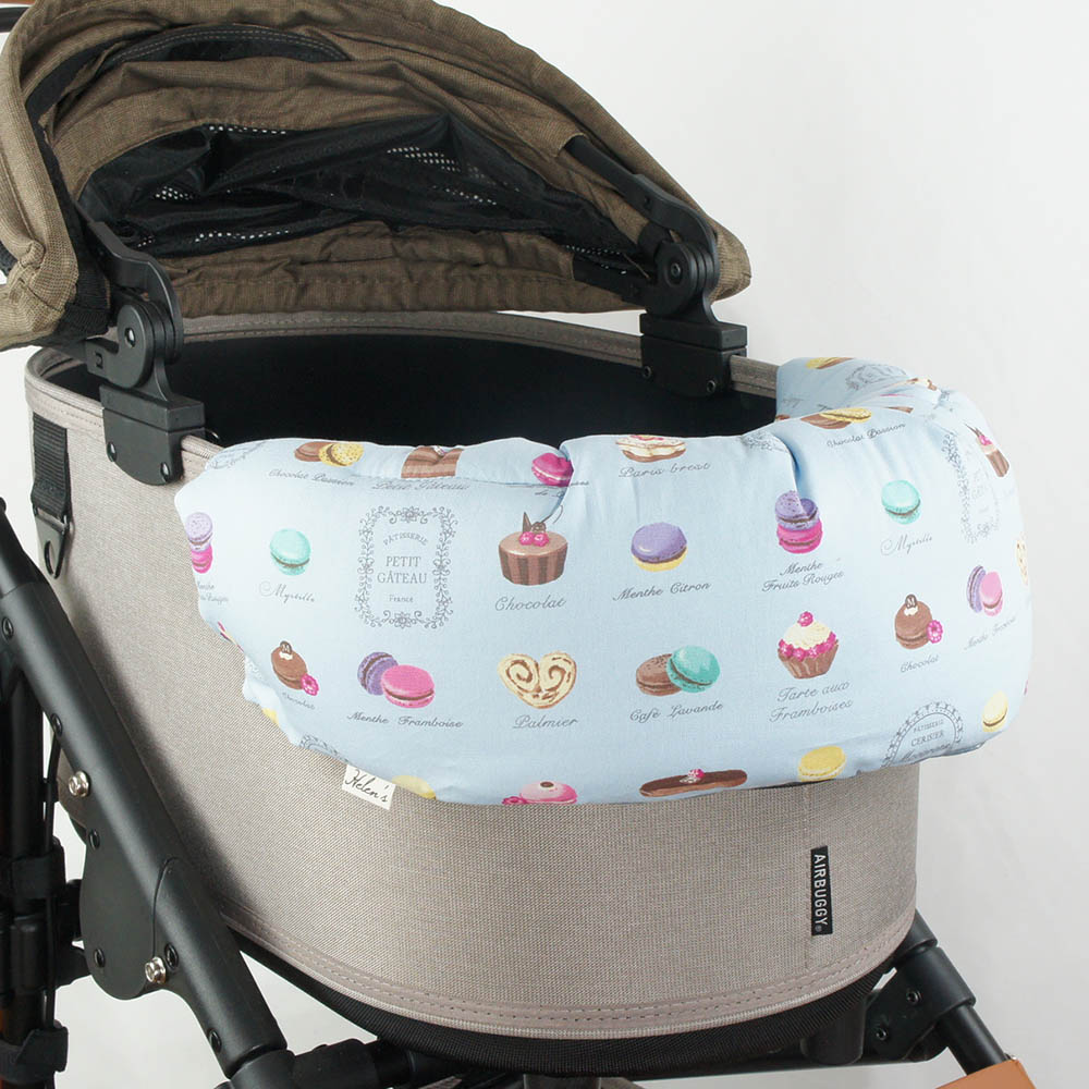 【500円OFF】DOME3レギュラー用クッションセット ぷくぷく あごのせクッション＋縁無しクッションベッド Mサイズ マカロンブルードット