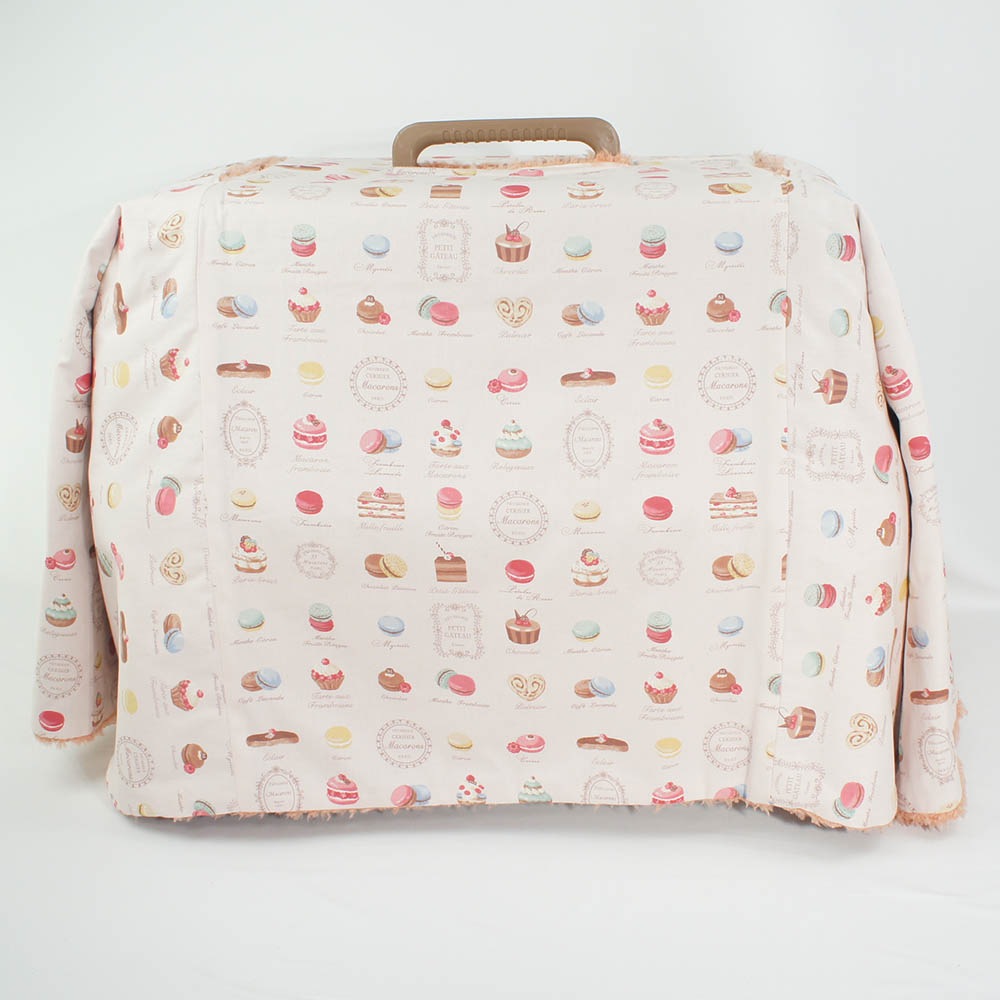 あったか3WAY キャリーカバーブランケット マカロンコーラルピンク <マルチ幅> Lサイズ(トグルボタン無し)