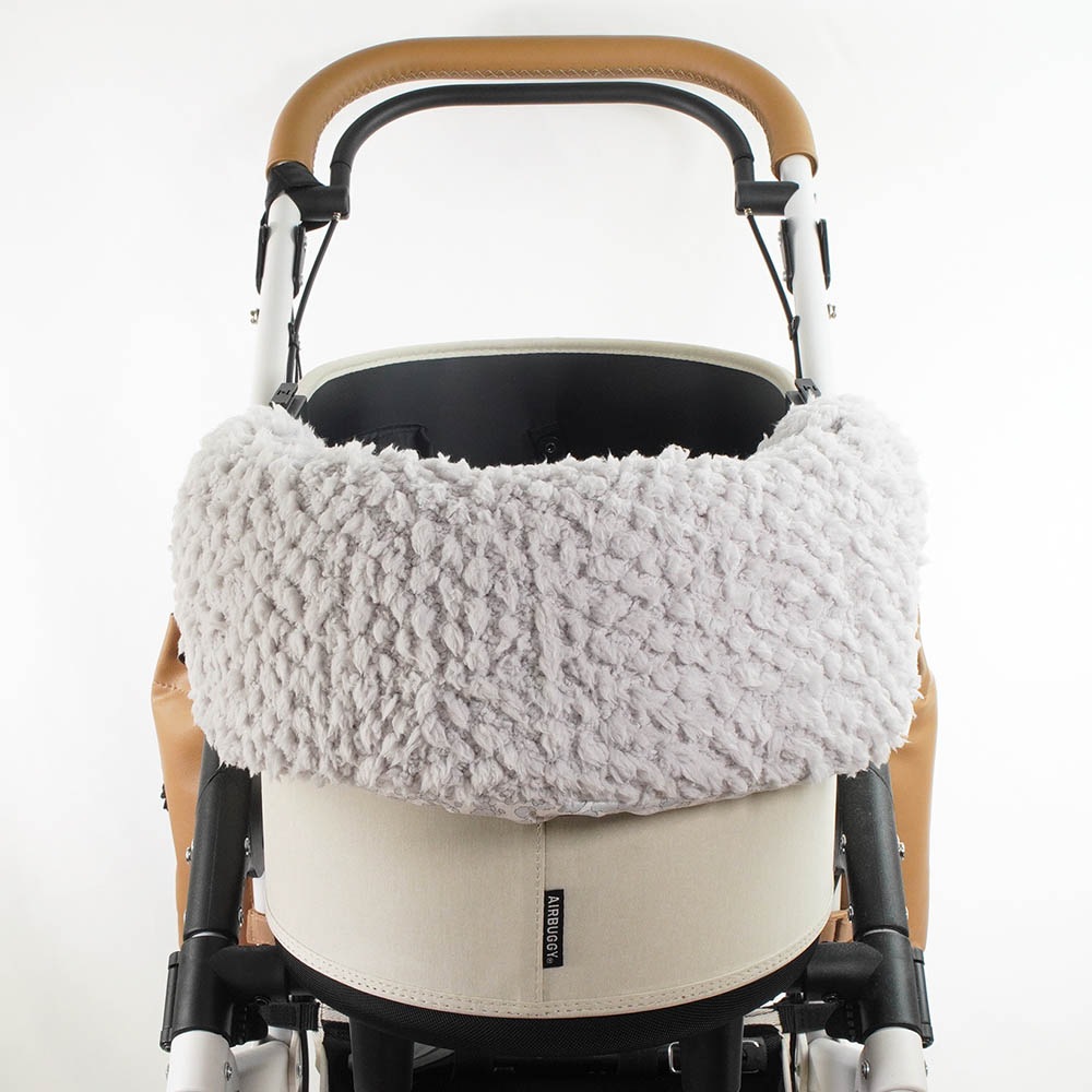 【500円OFF】DOME3レギュラー用クッションセット ぷくぷく あごのせクッション＋縁無しクッションベッド Mサイズ リバティプリント Betsy グレーファー