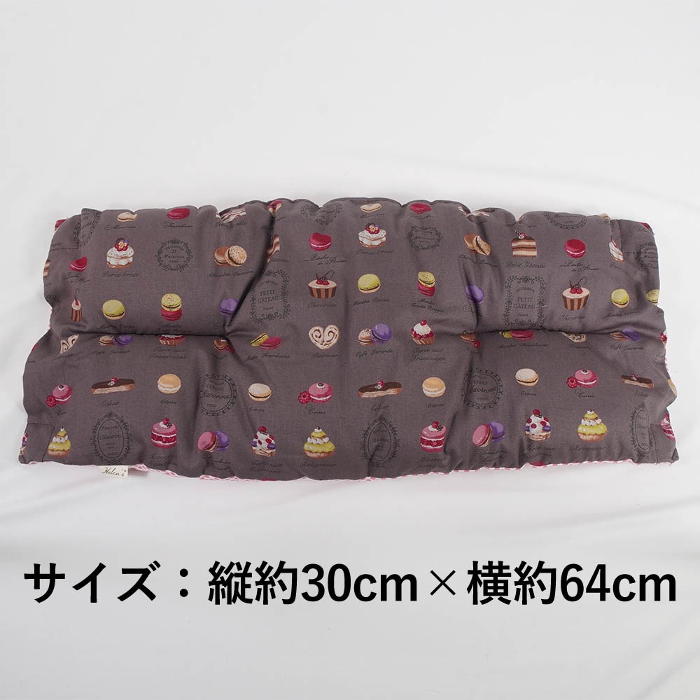 【500円OFF】DOME3レギュラー用クッションセット 夏用ぷくぷく あごのせクッション+夏用キャリークッションベッド Sサイズ 東洋紡iCOLD 接触冷感 マカロンチョコ