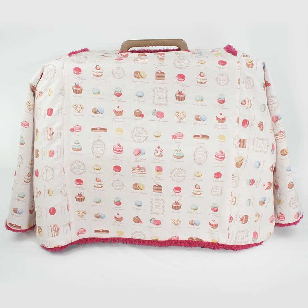 あったか３WAY キャリーカバーブランケット マカロンピンクラズベリー ＜マルチ幅＞ Ｌサイズ（トグルボタン無し）