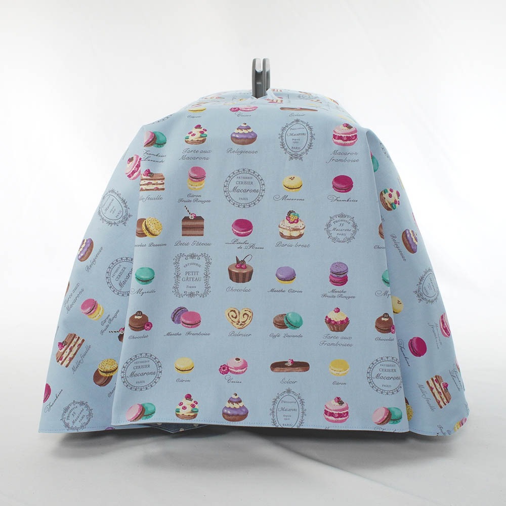 Helen's クレートカバー マカロンブルードット Mサイズ トグルボタン無し