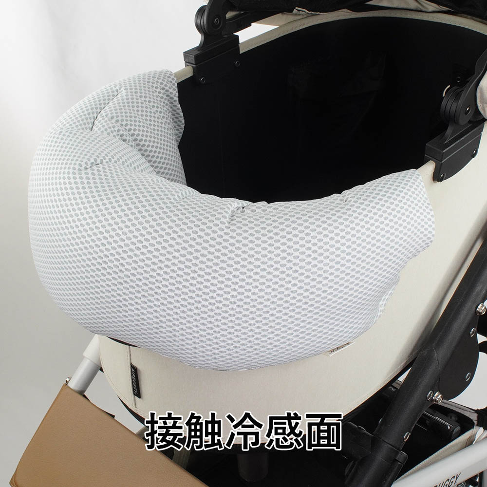 【500円OFF】DOME3レギュラー用クッションセット 夏用ぷくぷく あごのせクッション＋夏用キャリークッションベッド Sサイズ 東洋紡iCOLD 接触冷感 ダマスク グレー