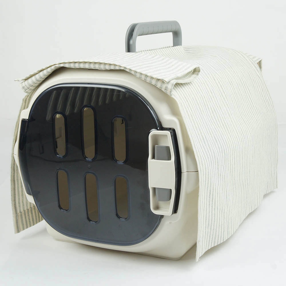 ペットキャリー 目隠し イージーカバー/クレートカバー ブルー