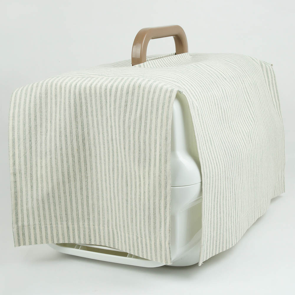 ペットキャリー 目隠し イージーカバー/クレートカバー  ブルーストライプ＜マルチ幅＞ Sサイズ