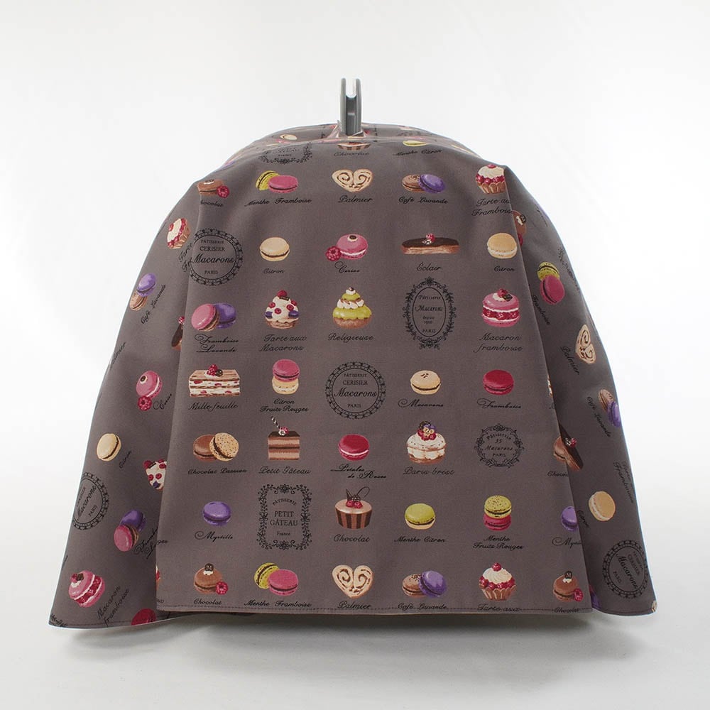 Helen's クレートカバー マカロンチョコドット Mサイズ トグルボタン無し