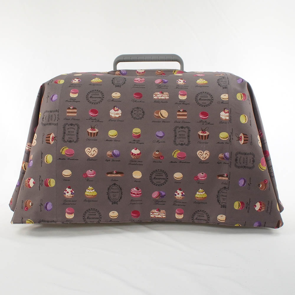 Helen's クレートカバー マカロンチョコドット Mサイズ トグルボタン無し